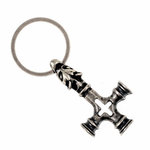 [06 SAH Thor.si] Schlüsselanhänger Thorshammer (Silber)