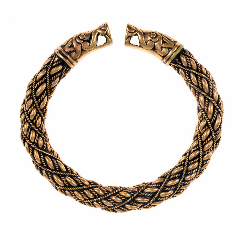 [07 Ar Lye.b] Wikinger-Armreif 'Lye' (Bronze)