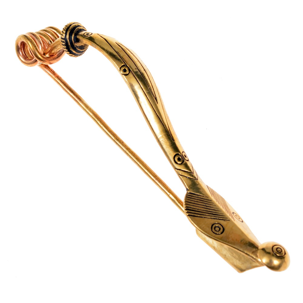 [07 Fi Certosa.b] Keltische Certosafibel der Latenezeit (Bronze)
