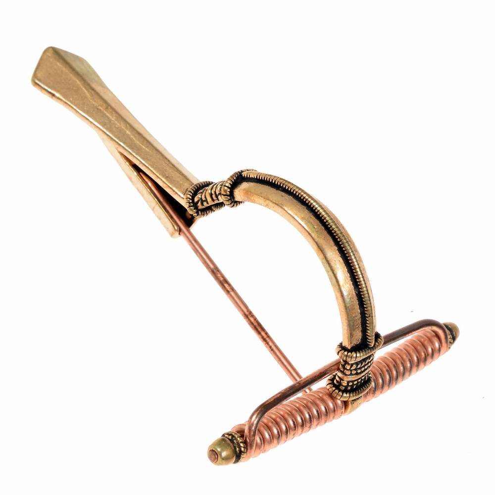 [07 Fi Gommern.b] Germanische Armbrustfibel von Gommern (Bronze)