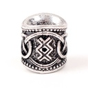 Futhark-Haarperle 'Ingwaz' - 8 mm Loch