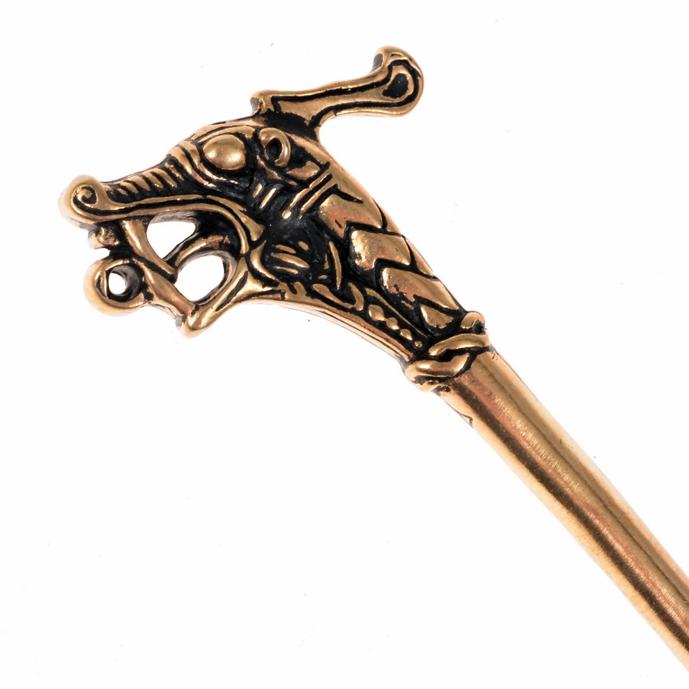 [07 Gew Haith.b] Haithabu-Gewandnadel (Bronze)
