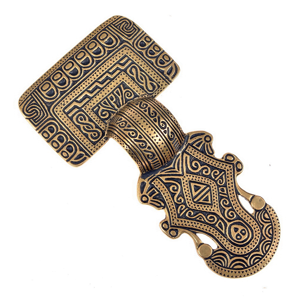 [07 Nordendorf bro.b] Bügelfibel von Nordendorf I (Bronze)
