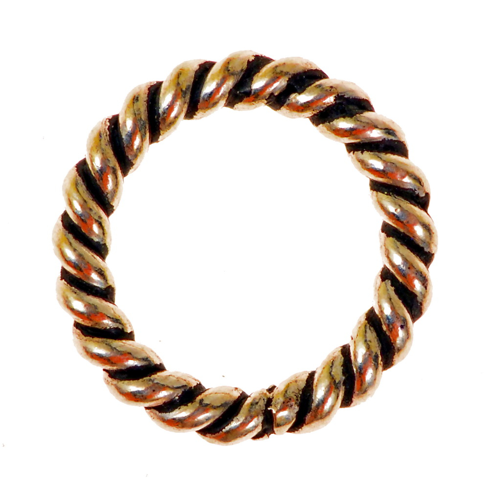 [07 Wik-Rundring KL bro.b] Kleiner Wikinger-Rundring - 15 mm (Bronze)