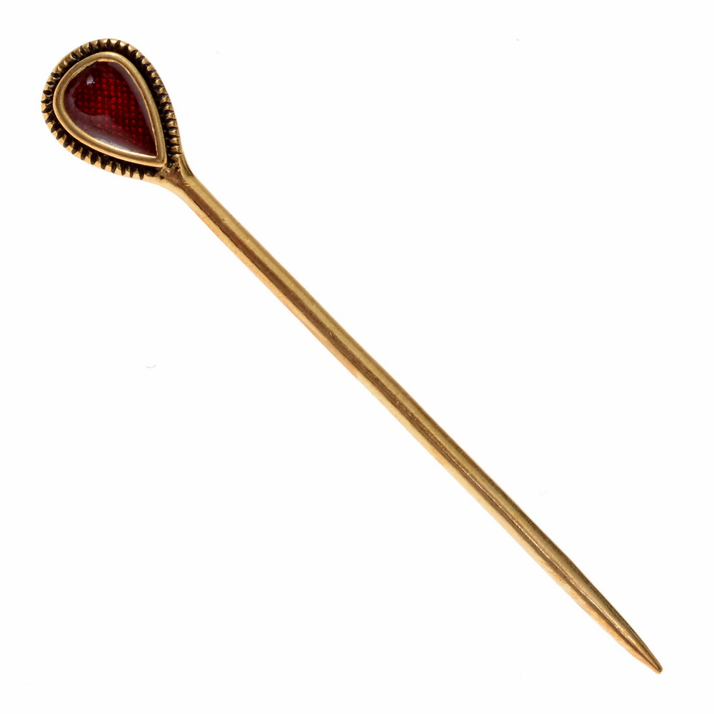 [17 Trumpington bro.b] Replik der Trumpington-Nadel (Bronze)