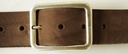 Icho, 4cm, silberne elegante Dorn-Vollschließe, Schnalle