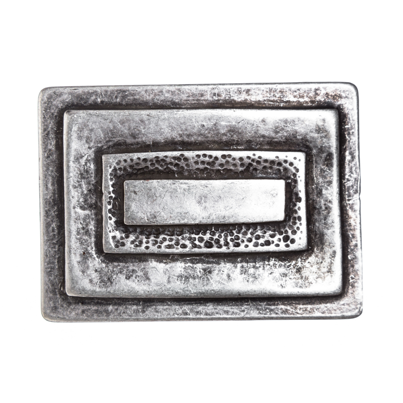 Fortress, 4cm, silberfarbene Schließe, Schnalle