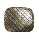 Harem, 4cm, messingfarbene Koppelschließe, Schnalle