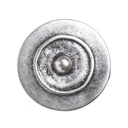 BUCKEL-Schild, 4cm, silberfarbene keltische Zierschließe, Schnalle