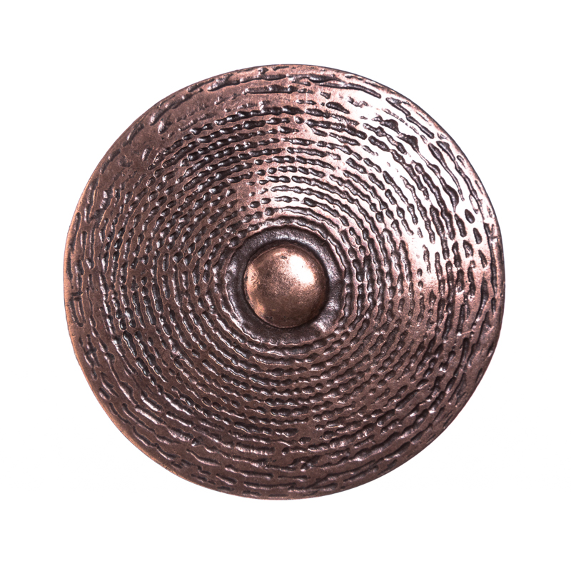 BRUST-Schild, 4cm, kupferfarbene, keltische Zierschließe, Schnalle
