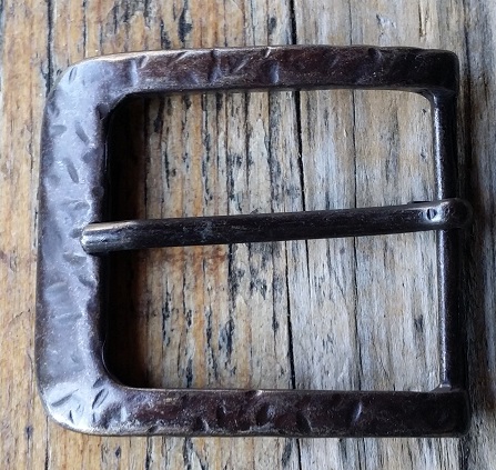 Gürtel-Schließe FERRO, 4cm, brandmessingfarben, Schnalle