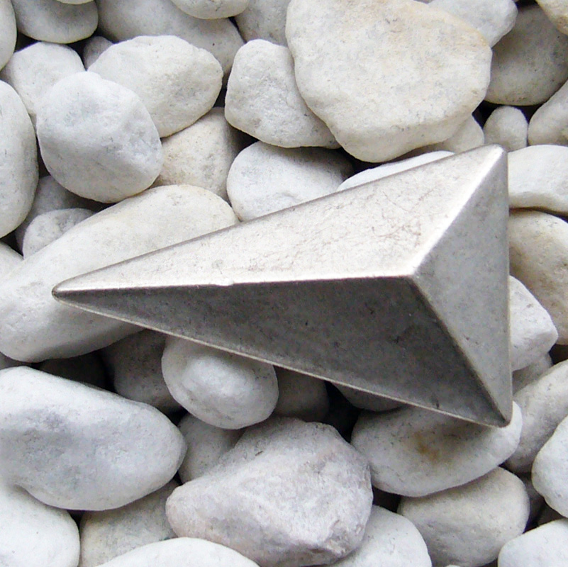 TETRA, Koppelschließe, Pfeilspitze, 2cm, silberfarben, Schnalle