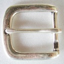 TRES, Halbschließe, 3cm, silberfarben, Schnalle