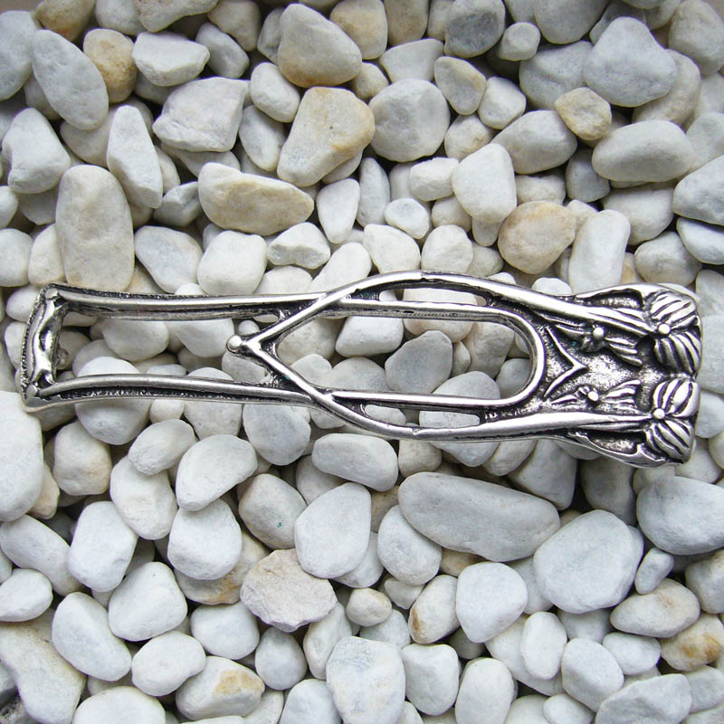 ADOMA, Koppelschließe, 2,5 cm, silberfarben, Schnalle