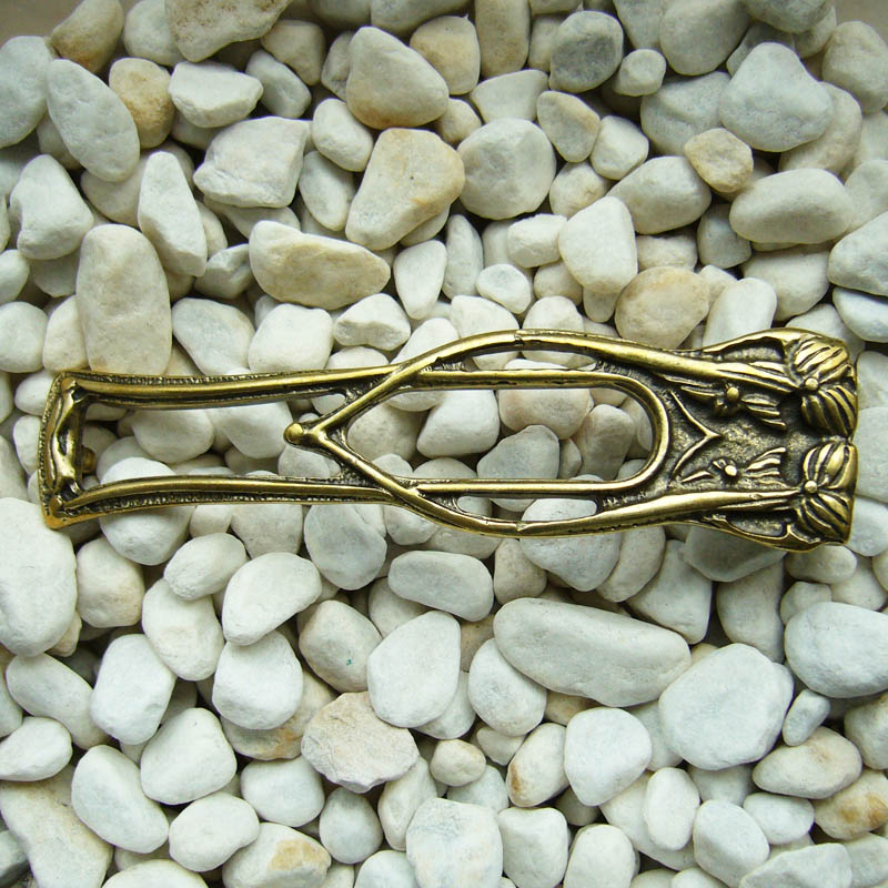 ADOMA, Koppelschließe, 2,5 cm, messingfarben, Schnalle
