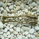 ADOMA, Koppelschließe, 2,5 cm, messingfarben, Schnalle