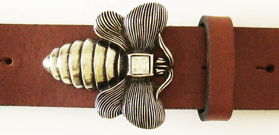 Imme - Biene, 4cm, Schließe, Schnalle
