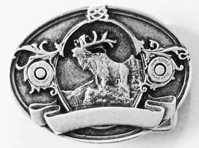 Blattschuss 4cm, Schließe, Tracht, Schnalle