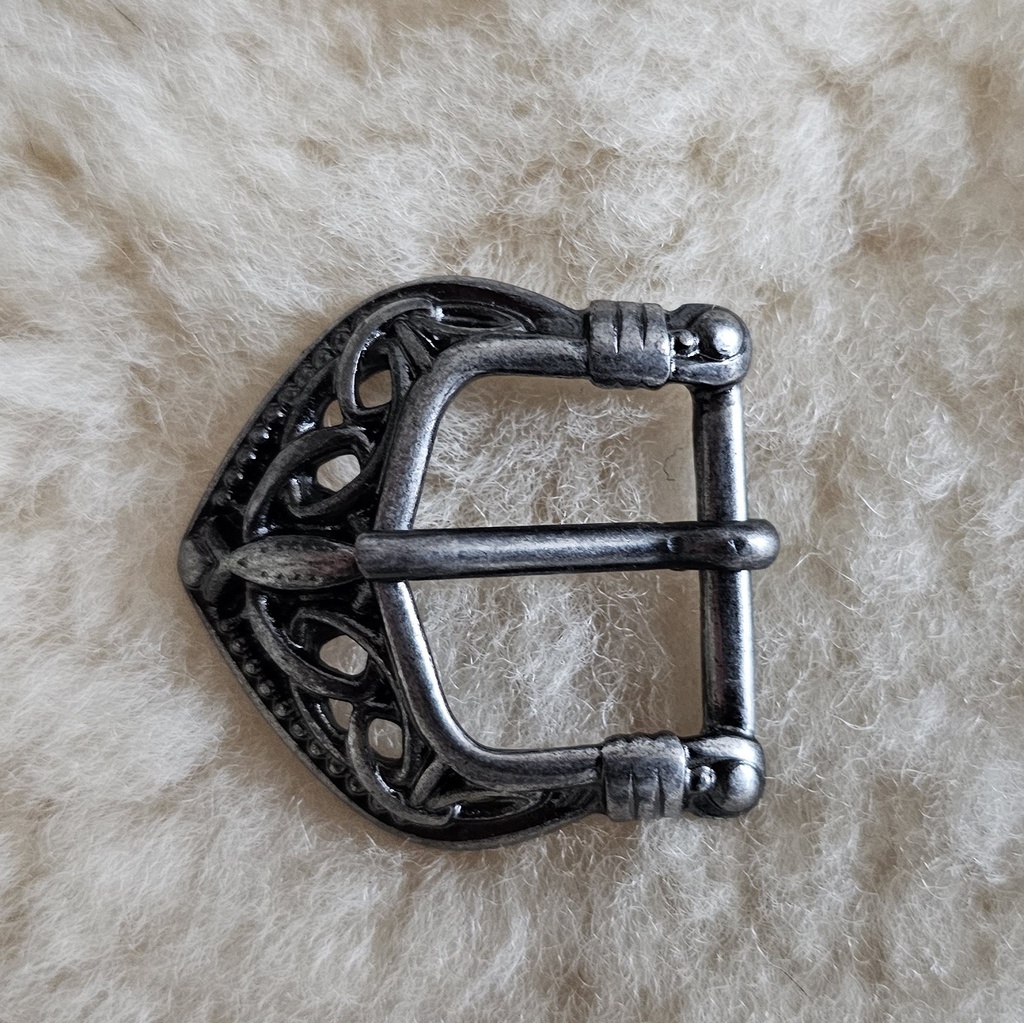 BALDER 20 - Celtic Buckle, eisenfarben, 2cm, keltische Knoten-Schließe