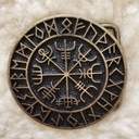 VEGVISIR -Schließe altmessingfarben 4cm, Schnalle