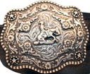 B 9004-1 Western Rodeo Buckle SLIDING STOP, Schnalle