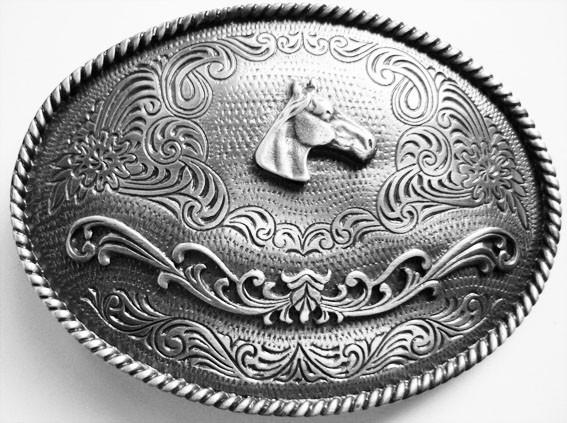 B 9006-3 Western Rodeo Buckle, Schnalle