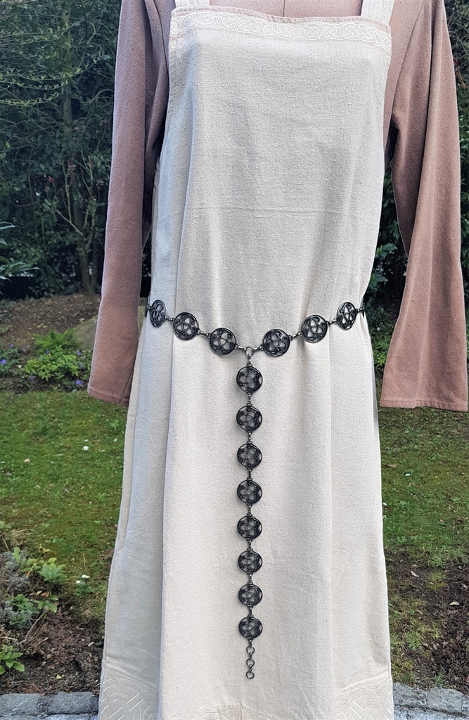TRISKEL, Y-Kettengürtel, Fb:eisen, Mittelalter, Larp, Kelten, Cosplay