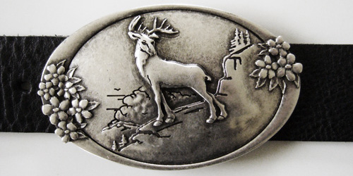 Cervus 4cm, Schließe, Tracht, Schnalle