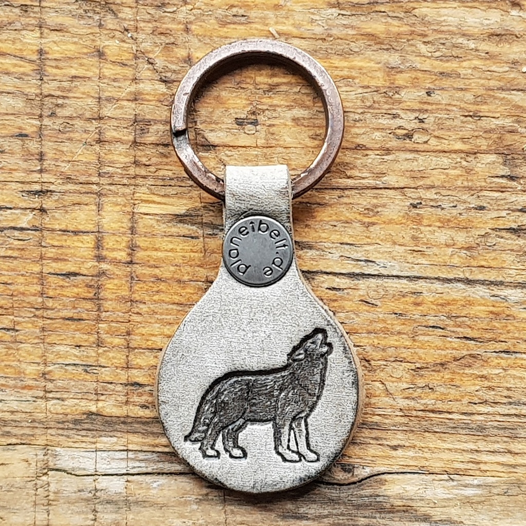 Schlüsselanhänger HEULENDER WOLF