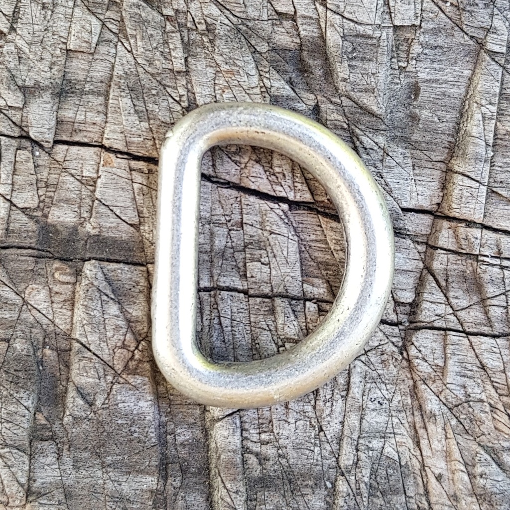 Halbring, 30mm, altsilber