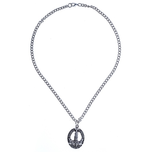 [32687] Halskette Mjölnir, silberfarben