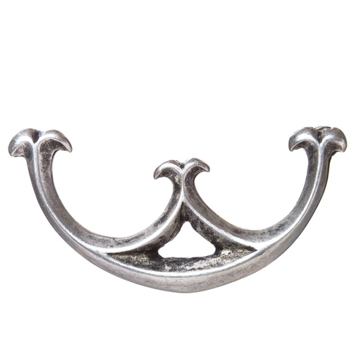 [T-628-1] silberfarbener Taschenbeschlag klein