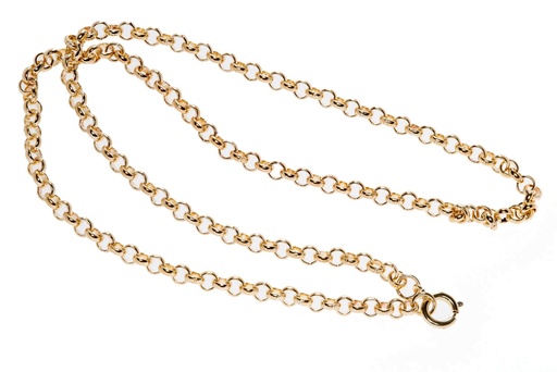 [kb3-3] Schmuckstück  Lange Wikinger-Kette THURIN 56 cm Kette für Anhänger Erbskette Bronze 56.0 cm