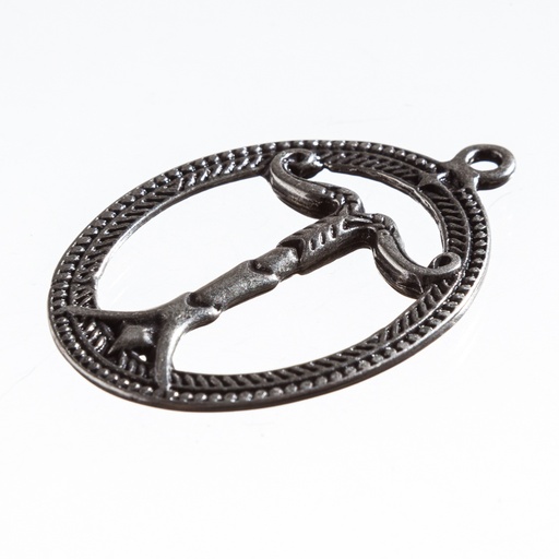 [P-5164-1] Irminsul Anhänger silberfarben – Germanisches Weltsäulen-Symbol aus Zamak