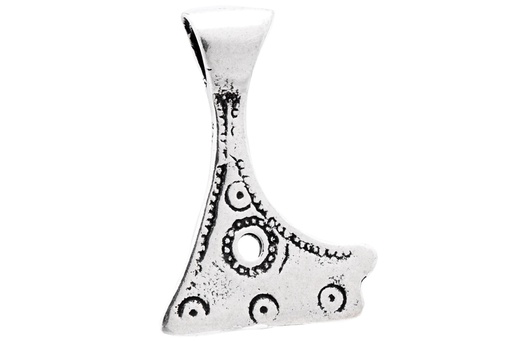 [av22] Wikinger Anhänger 'Wikinger Axt' aus Silber 925 - Mittelalter, Larp, Reenactment Schmuck