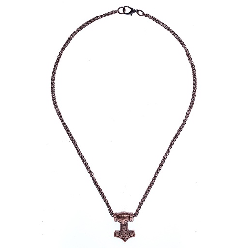[PK-5172-4] Halskette Malmer des Thor, kupferfarben