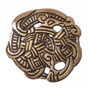 Anstecker Celtic Fibel, messingfarben