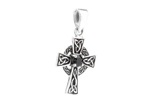 [Ak47-2] Keltisches Amulett, Anhänger 'Ailis - Keltisches Kreuz' aus Silber 925- Mittelalter, Larp, Reenactment Schmuck