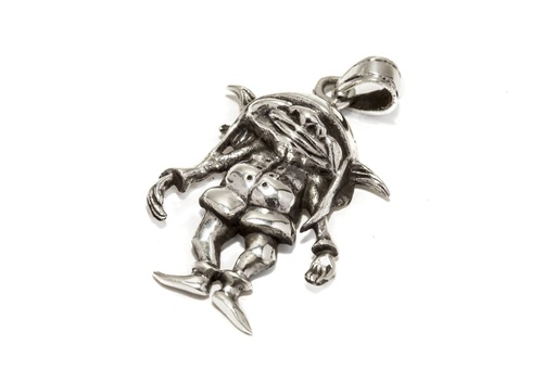 [am214] Hauself-Anhänger DOBBY aus 925er Silber – Ein Symbol für Freiheit und Magie (4,2 cm)