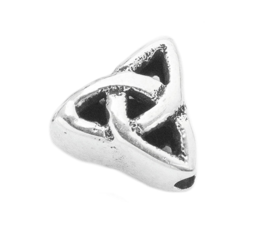 [ap33] Schmuckperle ALAYA aus 925er Sterling Silber mit keltischem Dreiheitssymbol