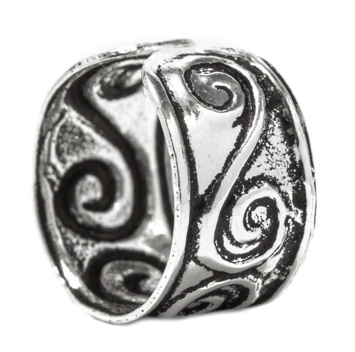 [ok15] Ohrklemme 'Sophie' Spirale des Lebens Silber Schmuck