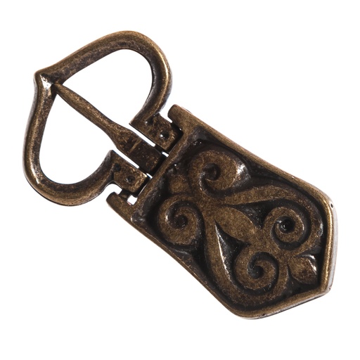 [33833] mittelalterliche Schließe, Magyar, 2,5cm altmessingfarben