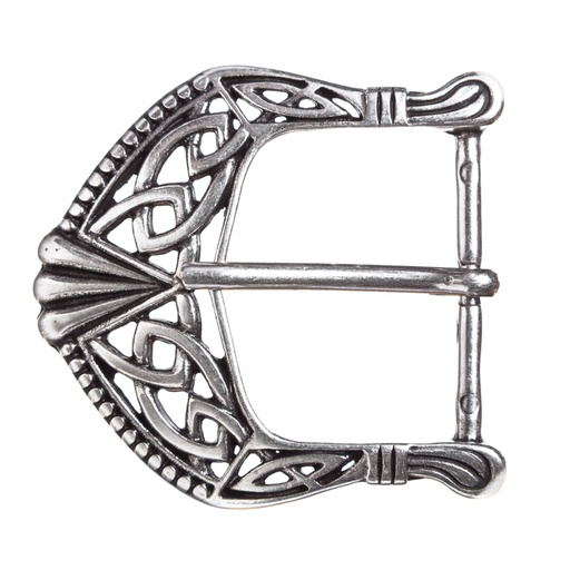 [B6040-1] Celtic Buckle, keltische Knoten-Schließe, silberfarben
