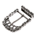B614-1 STP Bike Chain Set, silberfarbene Gürtelschließe mit Schlaufe