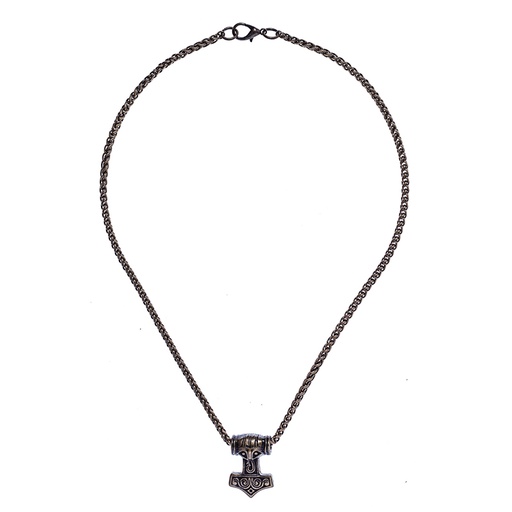 [PK-5172-21] Halskette Malmer des Thor, altmessingfarben