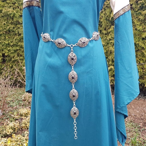 [31660] Kettengürtel Y-Gürtel Y-Aglaja Ypsilongürtel Accessoire für Larp, Mittelalter und Alltag