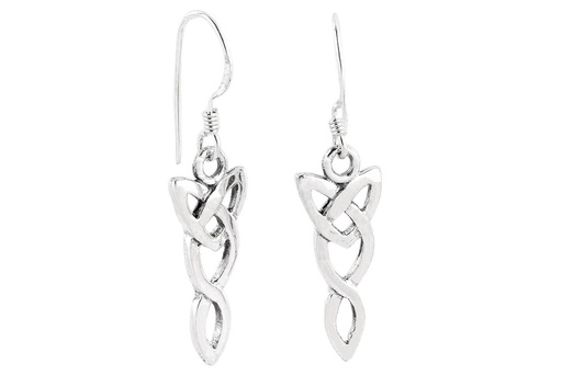 [oh79] KAYNA Ohrringe aus Silber – Keltische Ohrhänger mit Ornament 2,3 cm
