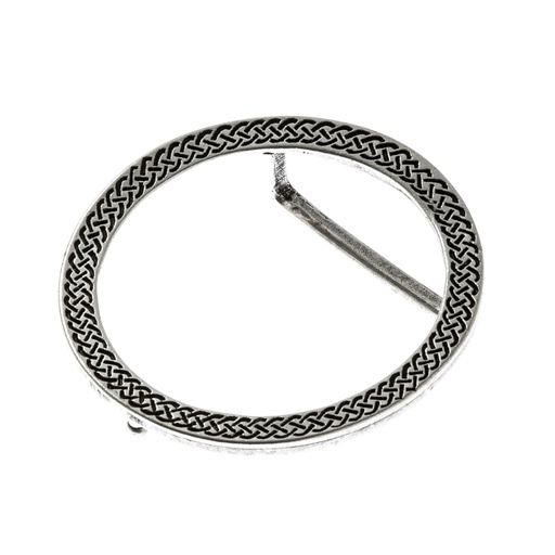 [B672-1] Celtic Ring, silberfarbene Ring-Schließe