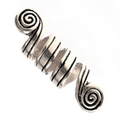 Haarperle "Locke" - 7 mm Loch