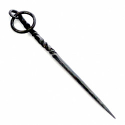 [16 Ringnadel] Replik einer Gewandnadel aus Eisen